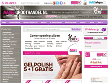 Tablet Screenshot of nagelgroothandel.nl